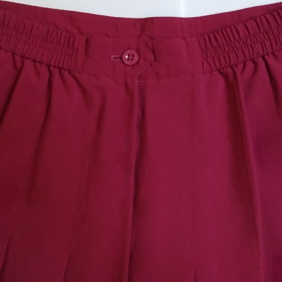 Head Vintage Hot Pink Pleated Peplum Front Mini Skirt USA Made Super Cute!  SzS - Picture 4 of 8